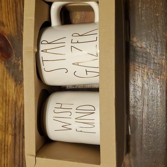 Rae Dunn Mug and Coin Bank Set Stargazer Wish Fund New - Picture 1 of 4
